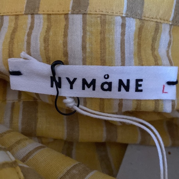 NYMANE ETHICALLY MADE BELTED BLOUSE LARGE NEW - Picture 6 of 9